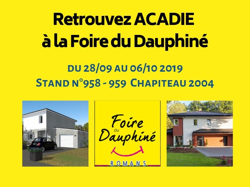 Acadie constructeur maison