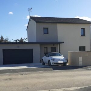 Acadie Valence - Réalisations -maison individuelle - maison moderne à étage - construction romans