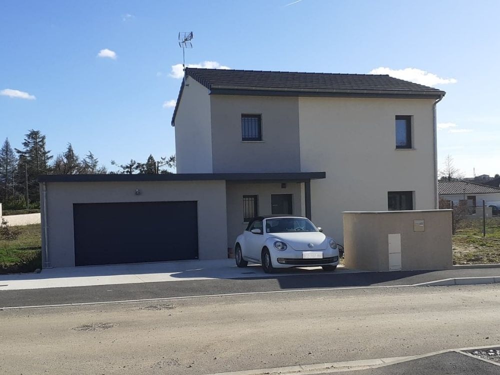 Acadie Valence - Réalisations -maison individuelle - maison moderne à étage - construction romans