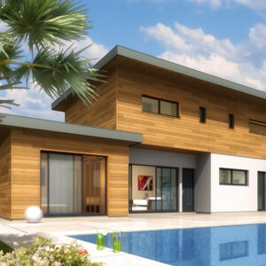 Réalisation - Fabrication maison ossature bois plain pied ou à étage - Maisons Acadie (3)