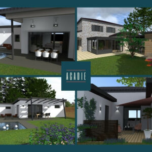 Terrasse, patio, pergola-Maison Acadie actualité