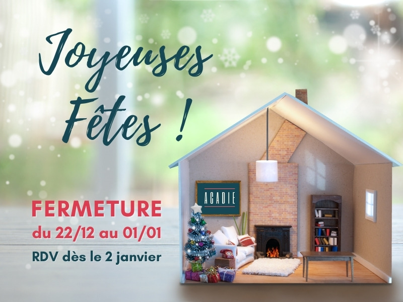 ACADIE - Actu Congés noel 2022