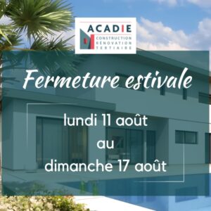 Dates des vacances d'été 2025 - ACADIE