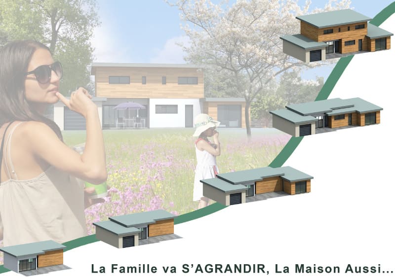 différents types de maison modulaire rhone alpes développée par ACADIE